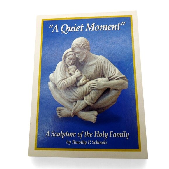 TIMOTHY SCHMALZ Holy Family A Quiet Moment 90s Figurine Canada Vintage 8x7" - Picture 9 of 11